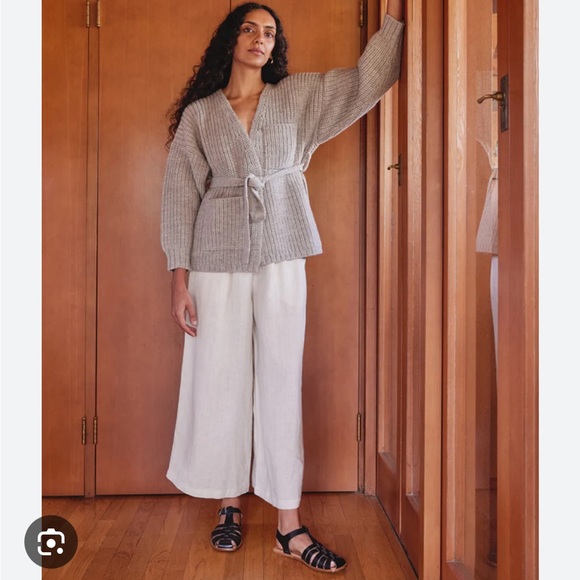 First Rite Jude Cardigan in Undyed Fog Size Small - Picture 5 of 14